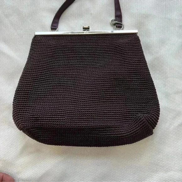 The Sak Crochet Brown Shoulder Bag - Picture 4 of 12